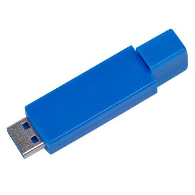 USB flash-карта "Twist" (8Гб),синяя, 6х1,7х1см,пластик