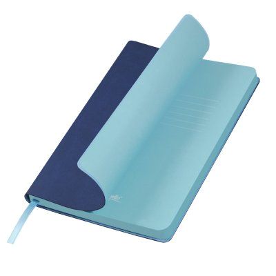 Подарочный набор Portobello/Latte  синий (Ежедневник недат А5, Ручка)