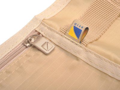 Сумка-кошелек на пояс Travel Blue Money Belt RFID, бежевый