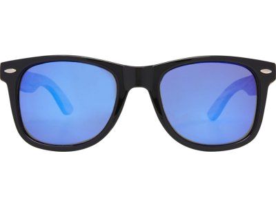 Hiru, зеркальные поляризованные солнцезащитные очки в оправе из переработанного PET-пластика/дерева в подарочной коробке, дерево