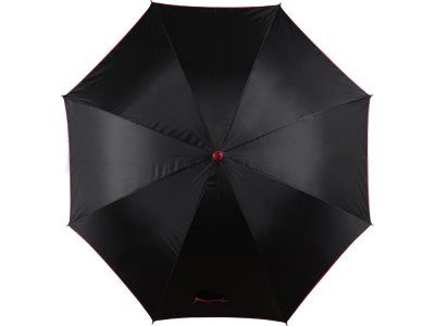 Зонт-трость полуавтоматический, красный